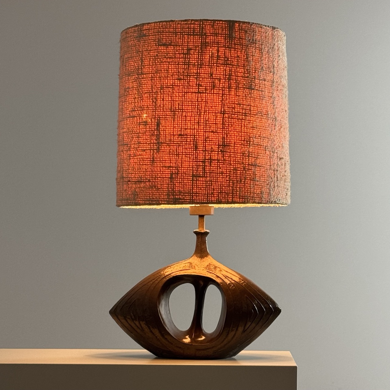 Vintage Table Lamp Biomorphic