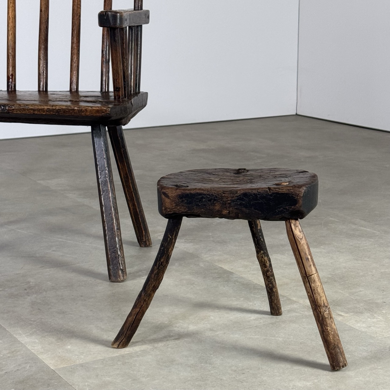 Antique Tripod Stool