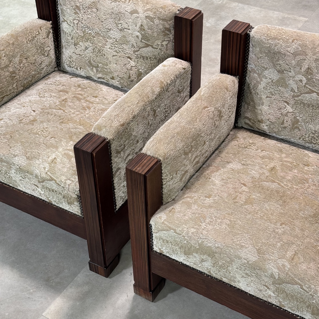 Art Deco Club Chairs Art Deco Club Chairs