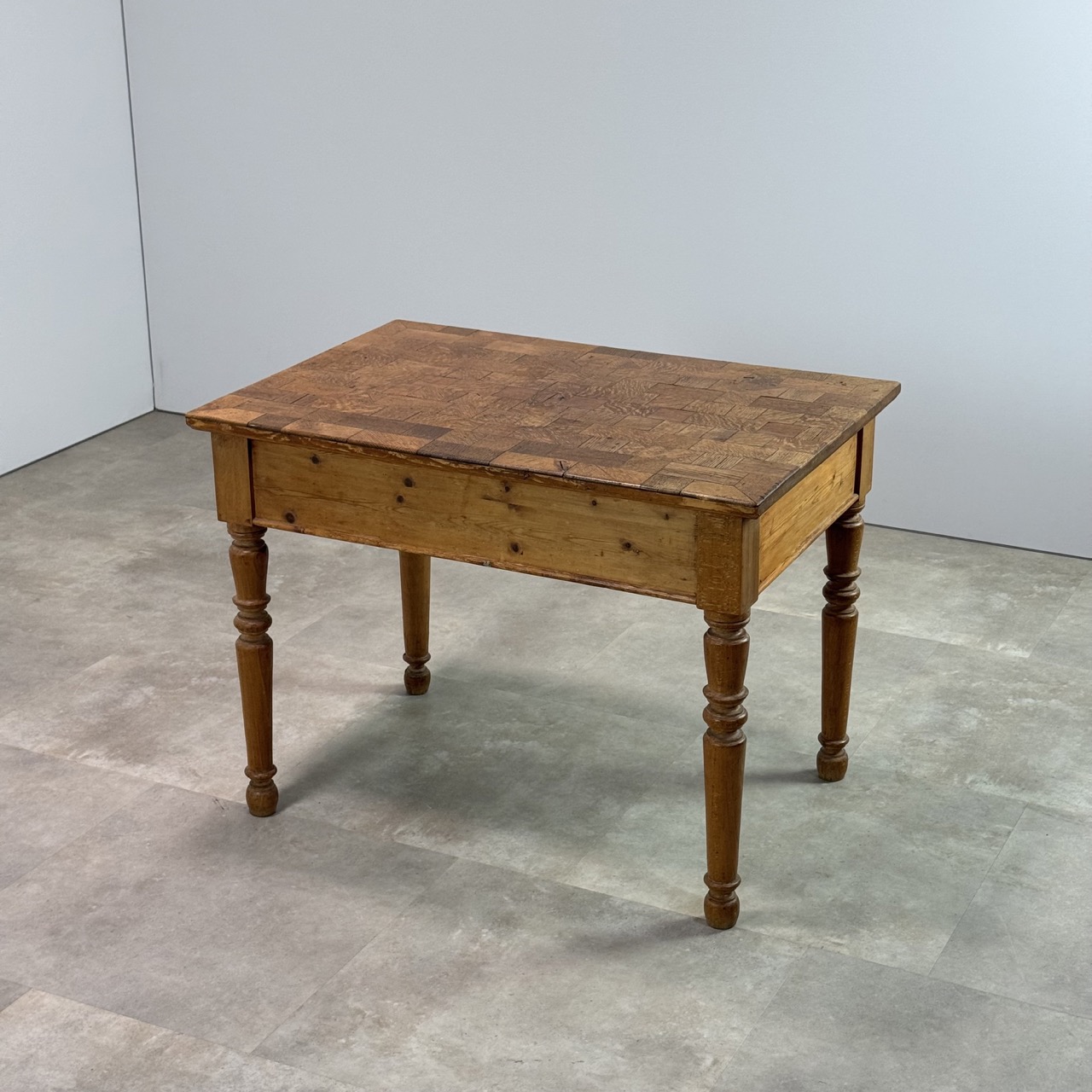 Antique Parquetry Table Desk