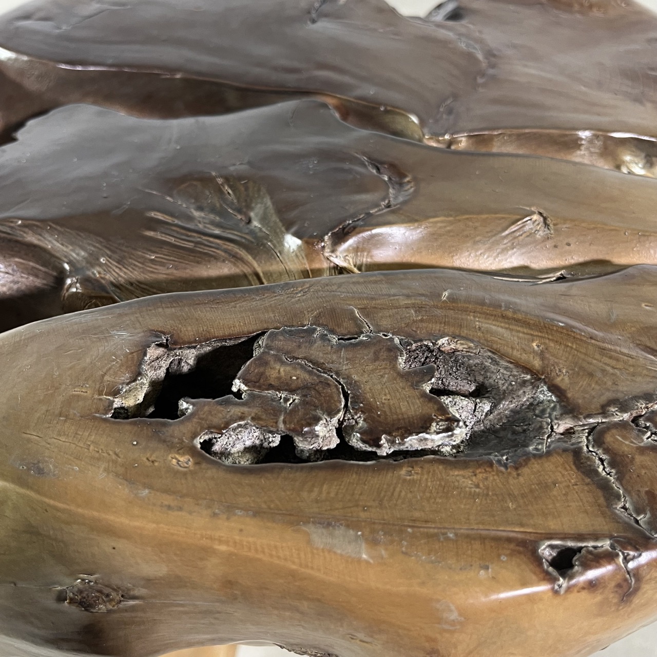Handcrafted Root Stump Table