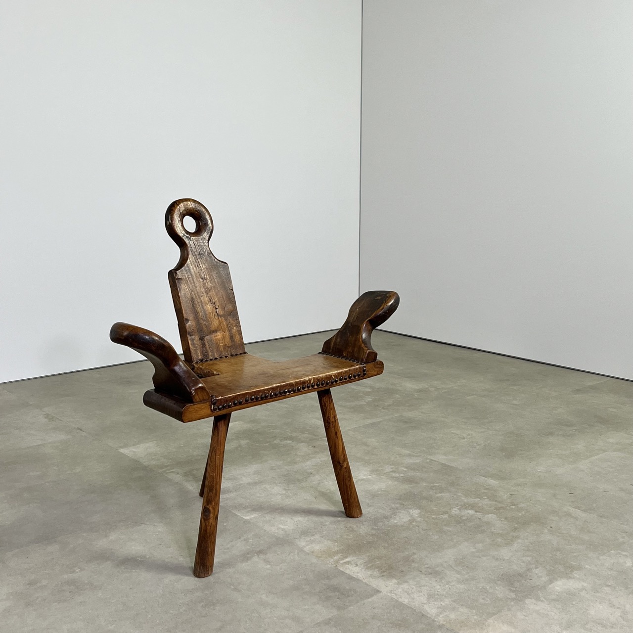 Antique Spanish Tripod Chair