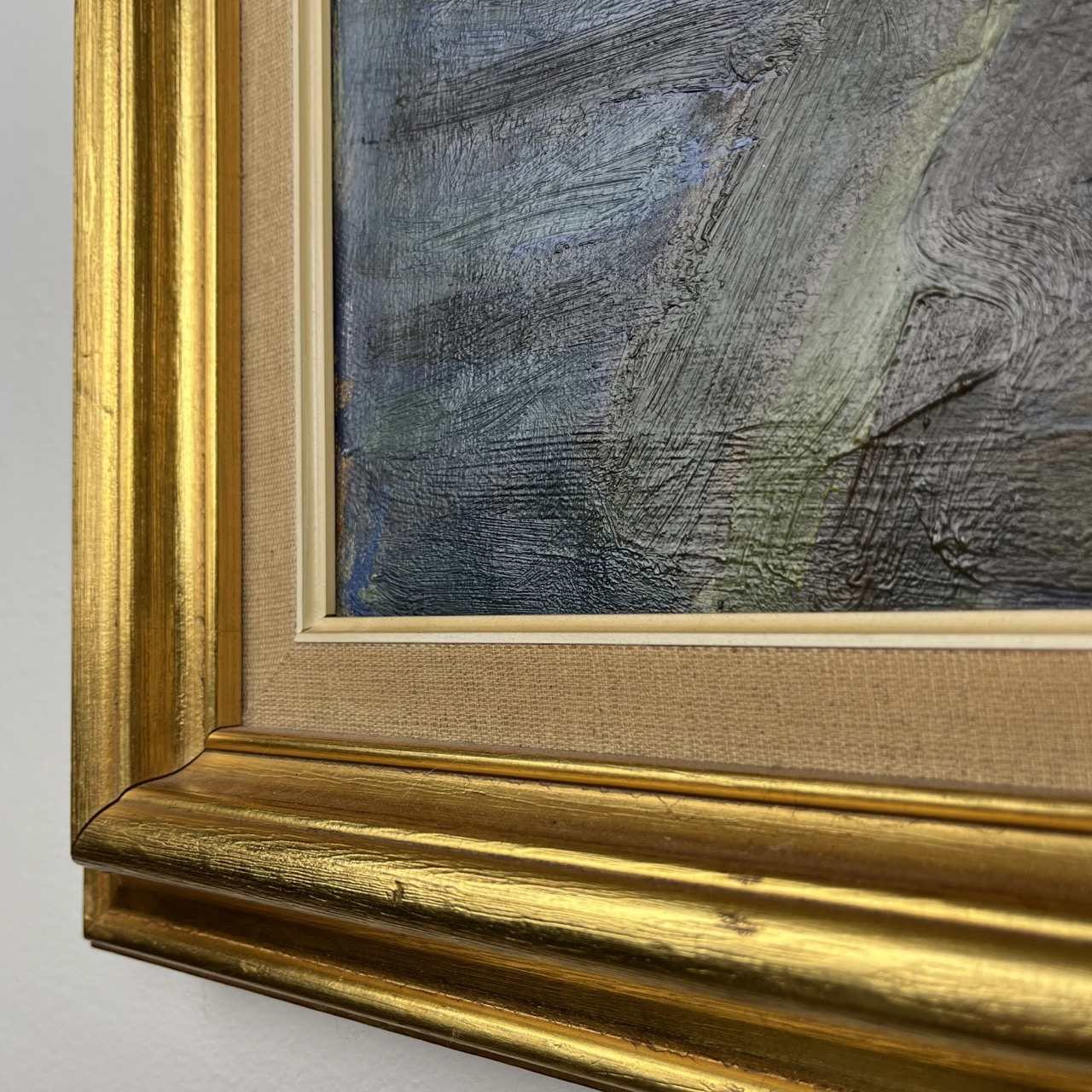 Painting "Rowboats In Little Danish Harbor"