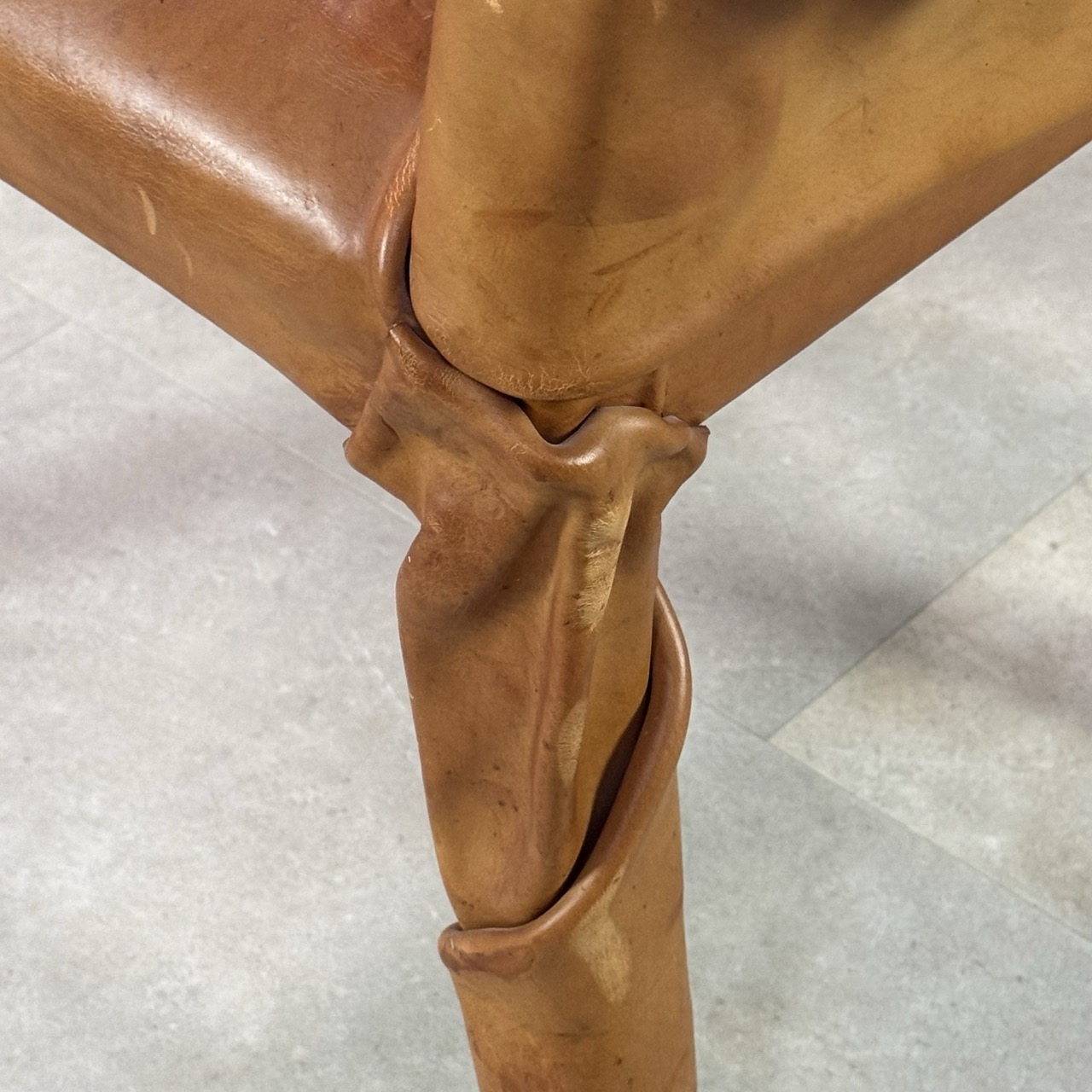 Vintage Arm Chairs Wrapped Leather