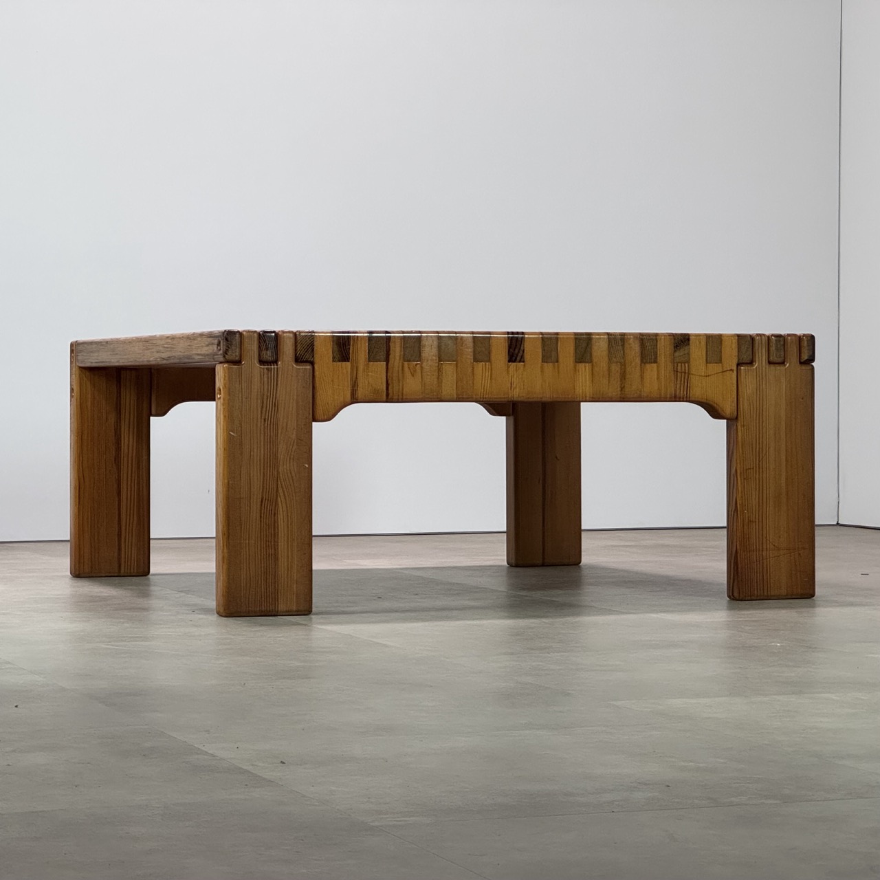 Vintage Coffee Table Pine 
