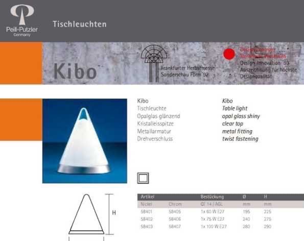 Vintage Table Lamp "Kibo"