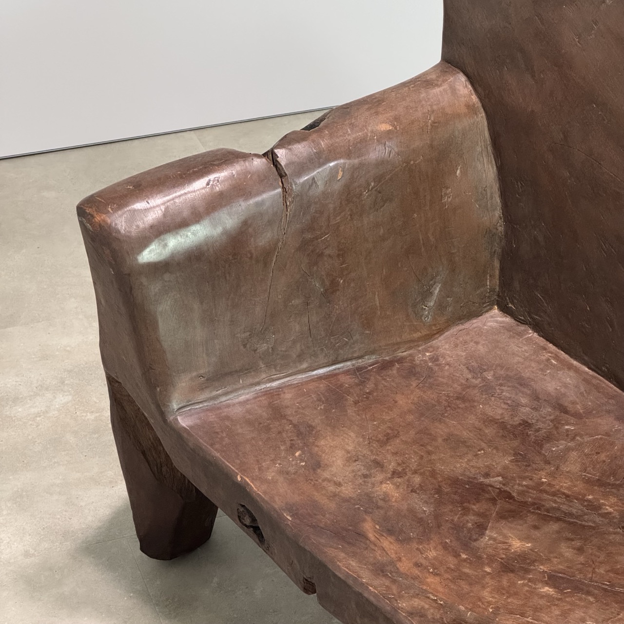 Vintage Sculptural Bench 