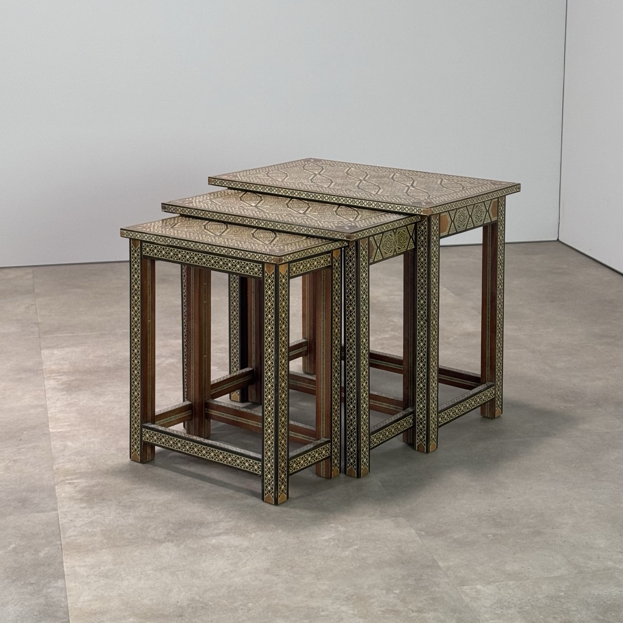 Vintage Nesting Tables Damascus