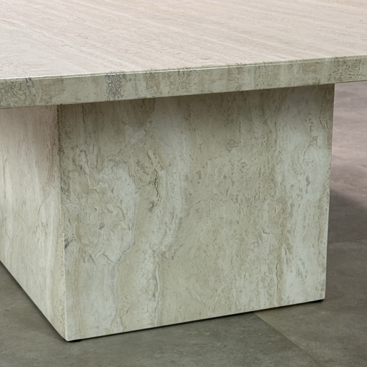 Vintage Coffee Table Travertine