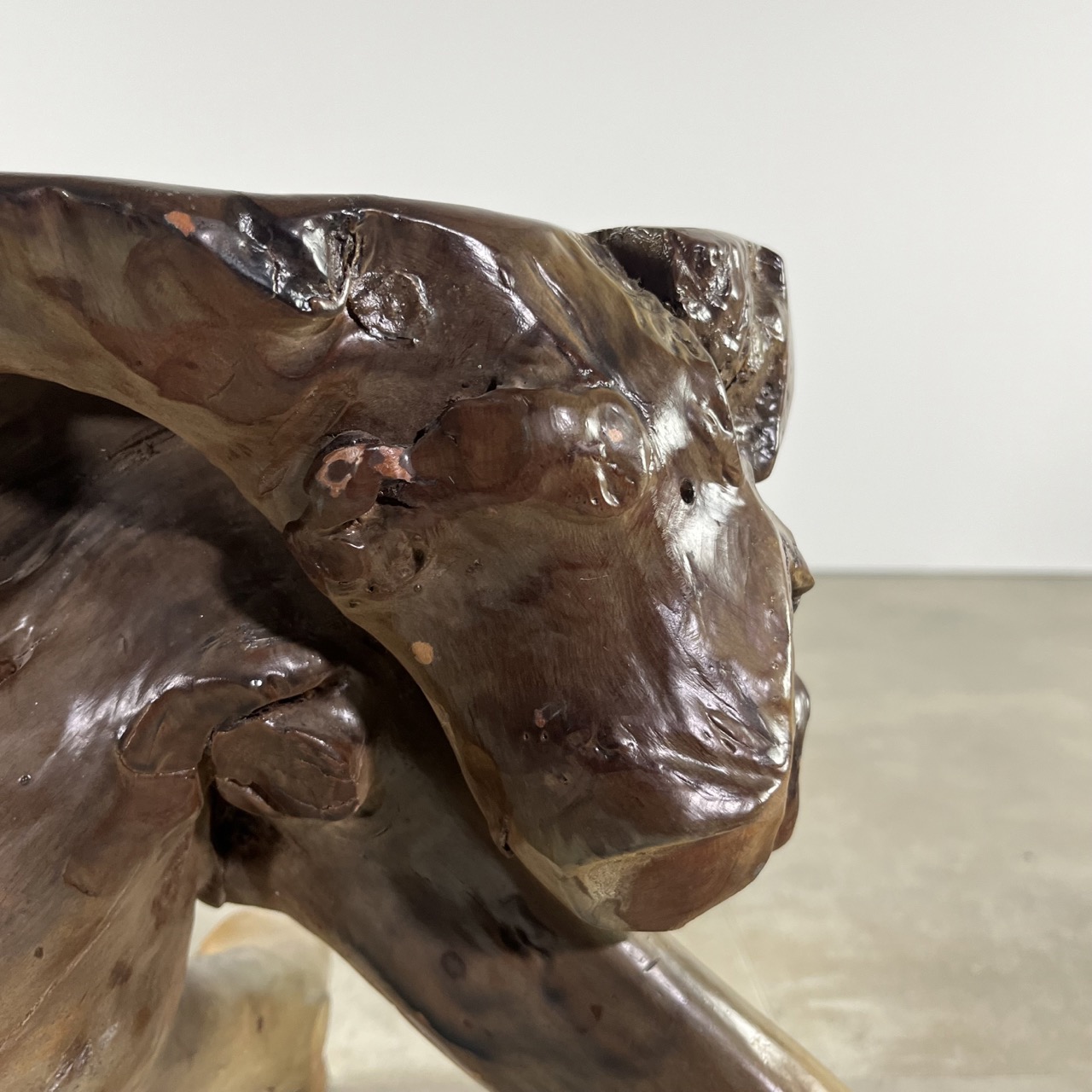 Handcrafted Root Stump Table