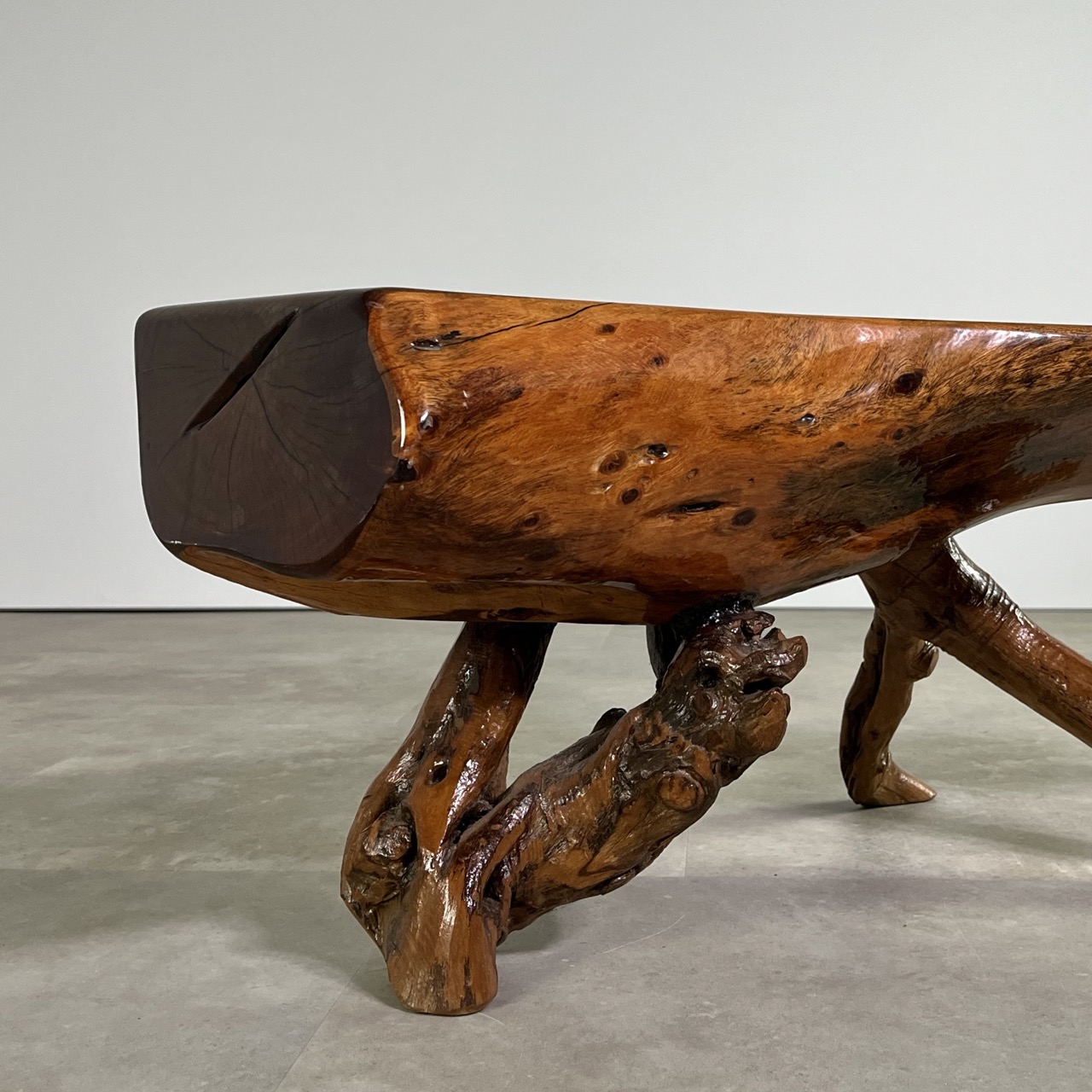 Handcrafted Tree Trunk Coffee Table Handcrafted Tree Trunk Coffee Table