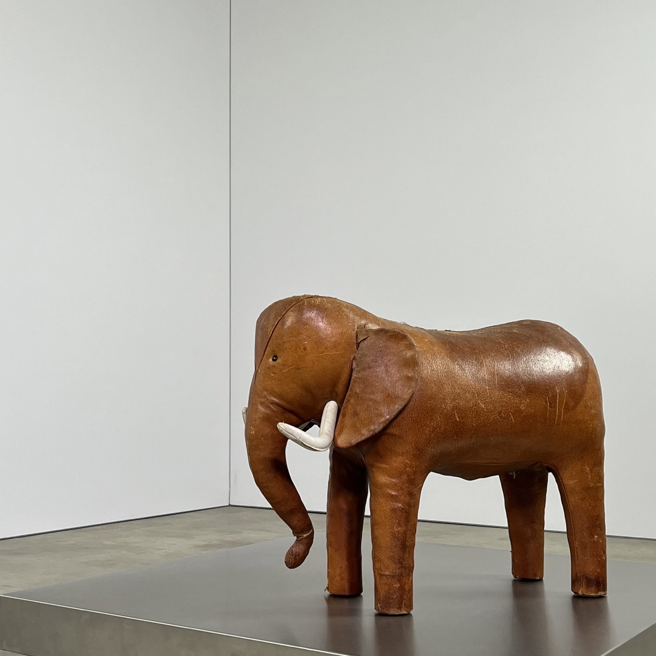 Vintage Leather Elephant