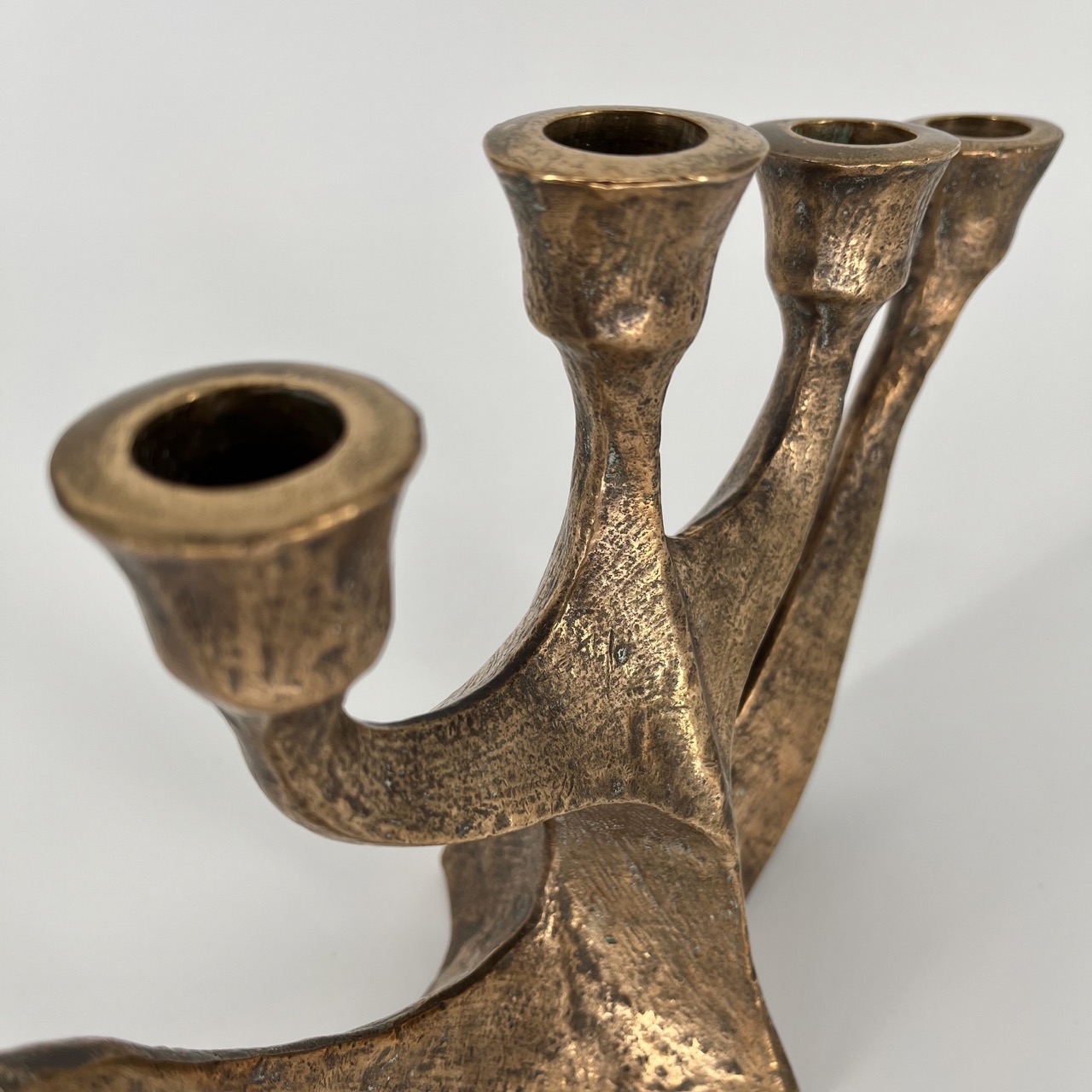 Bronze Candle Holder