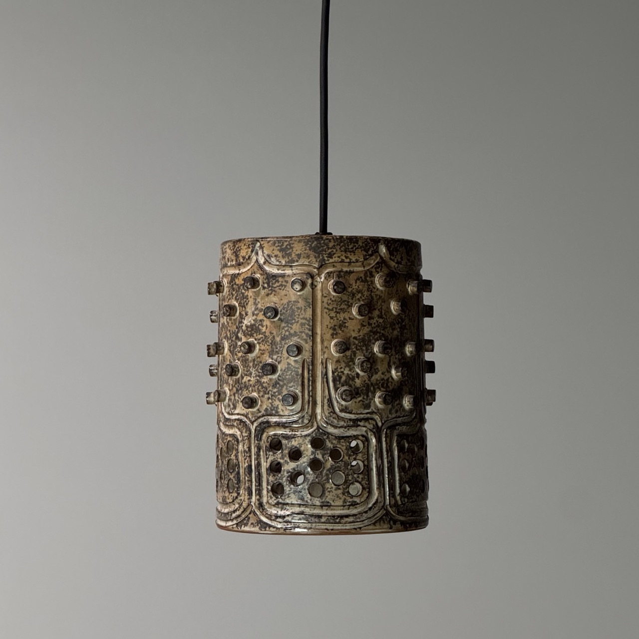 Vintage Pendant Lamp Stoneware