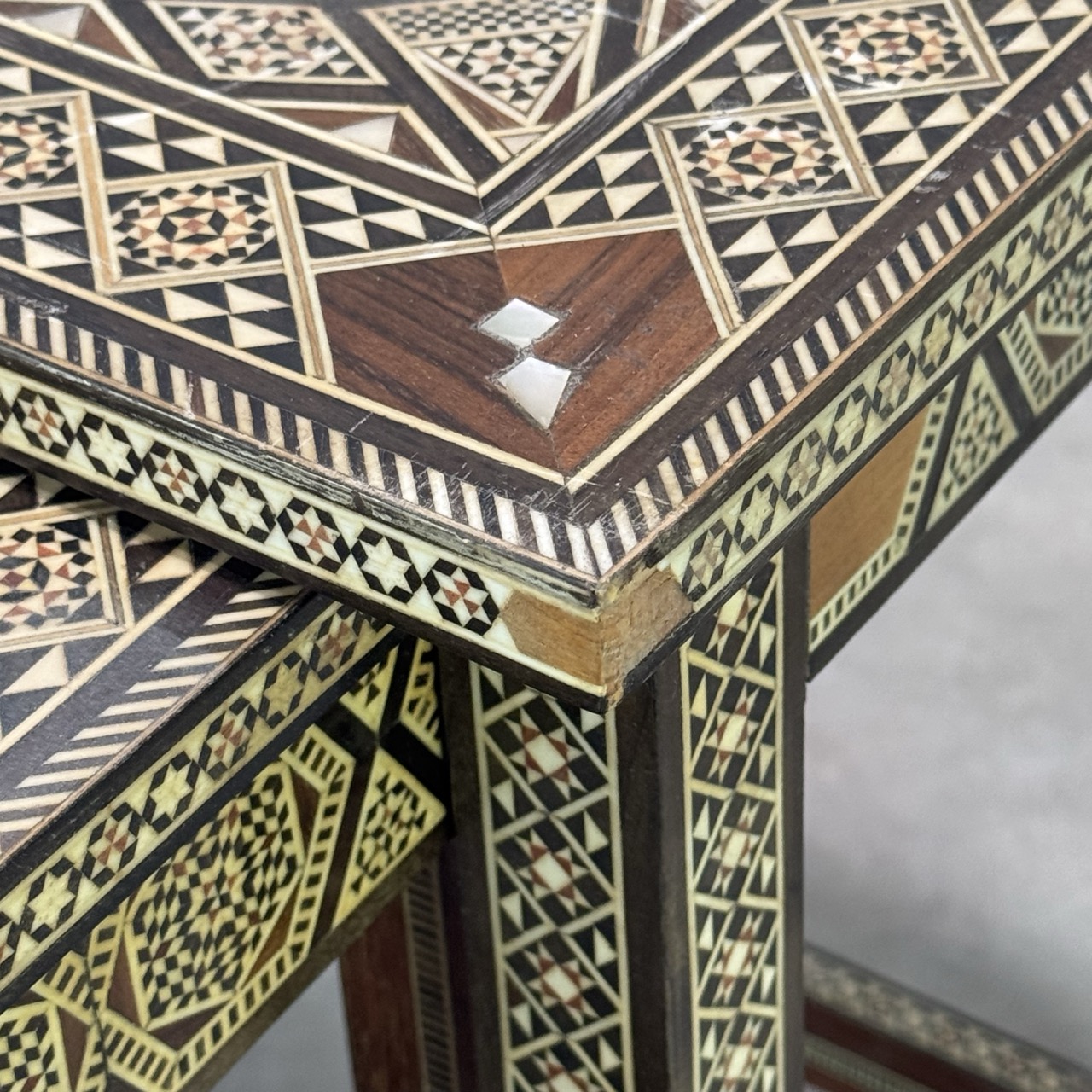 Vintage Nesting Tables Damascus