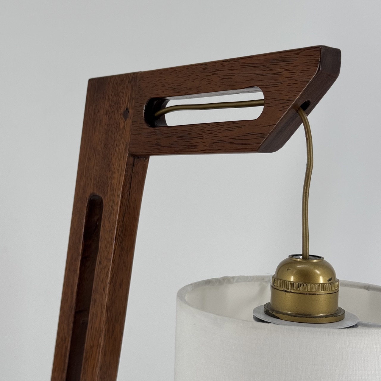 Vintage Table Lamp Teak