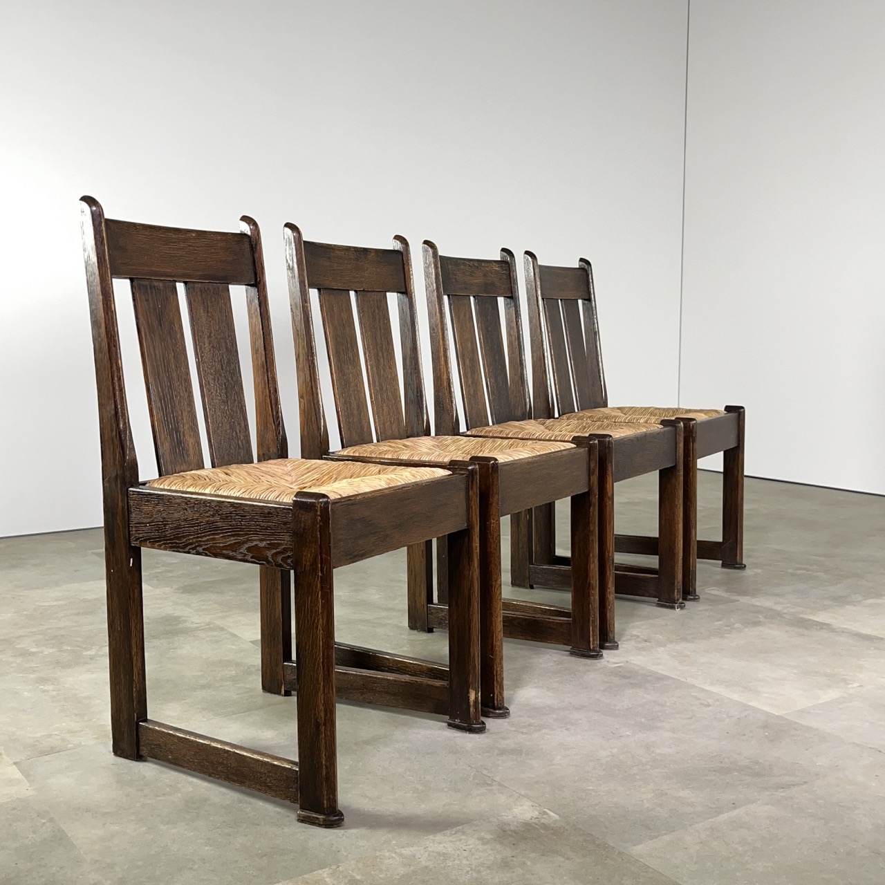 Antique Amsterdamse School Dining Chairs 