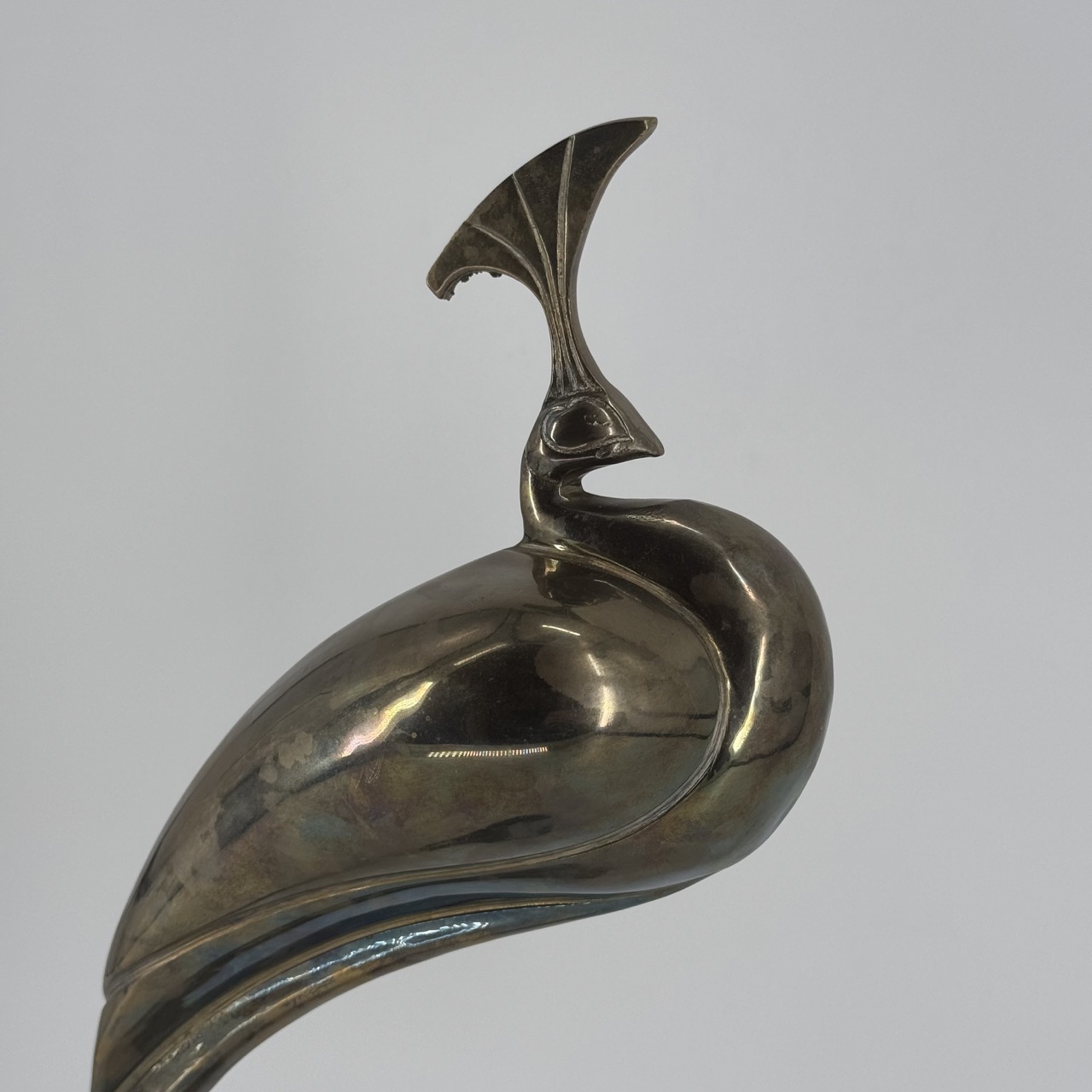 Vintage Peacock Brass