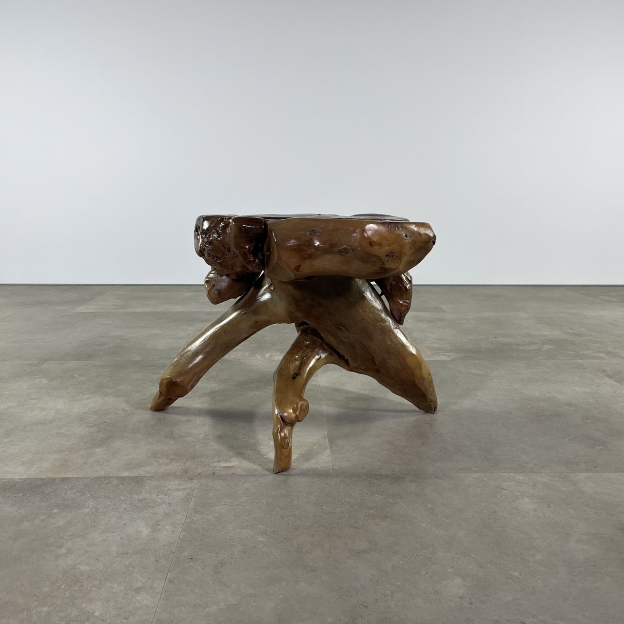 Handcrafted Root Stump Table