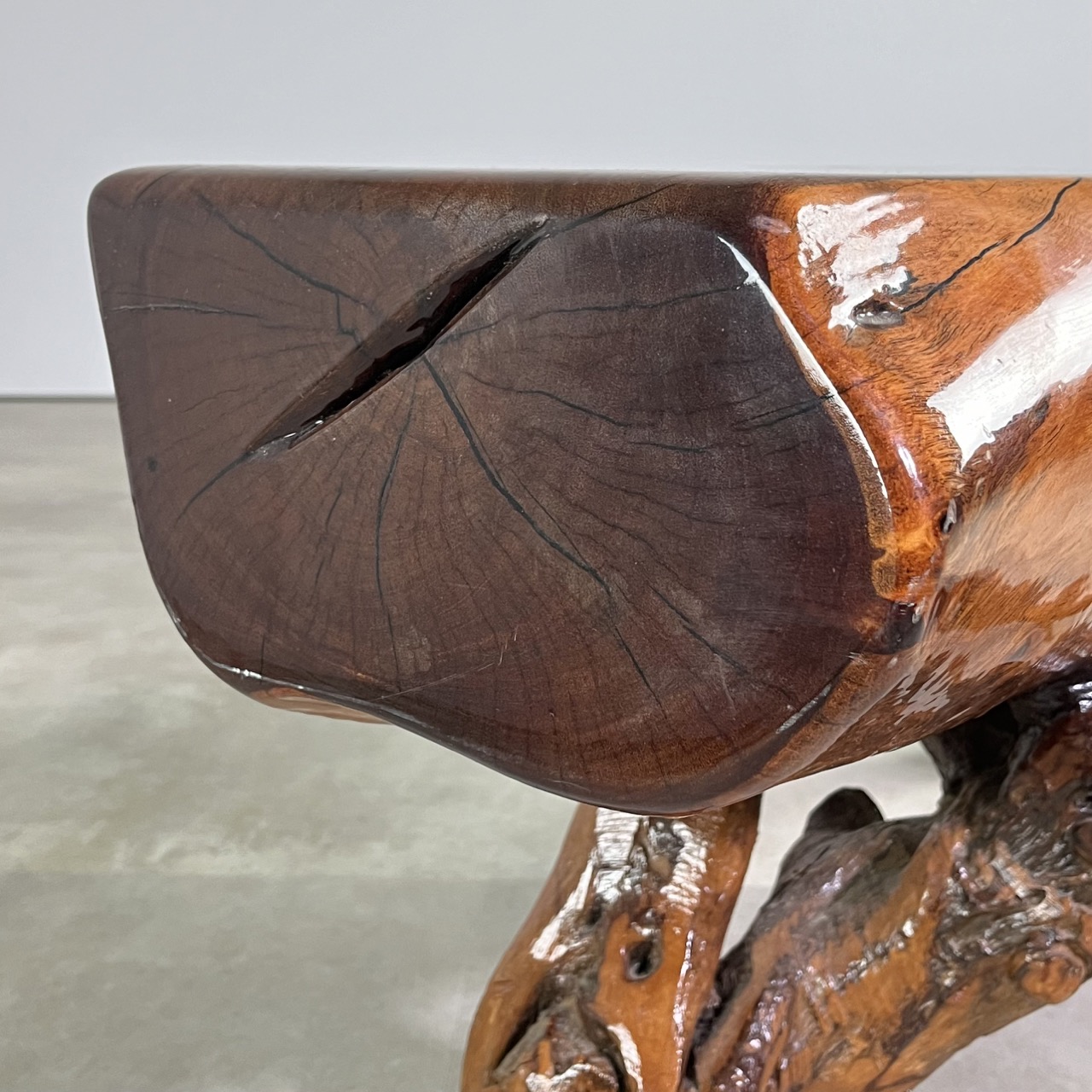 Handcrafted Tree Trunk Coffee Table Handcrafted Tree Trunk Coffee Table