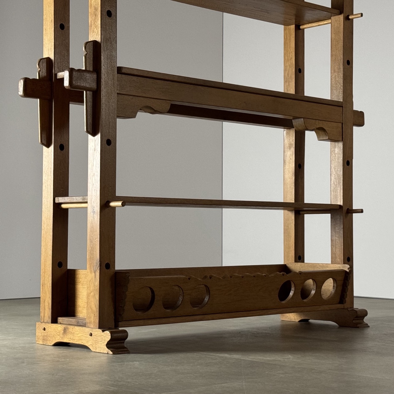 Vintage Bookcase Brutalist 