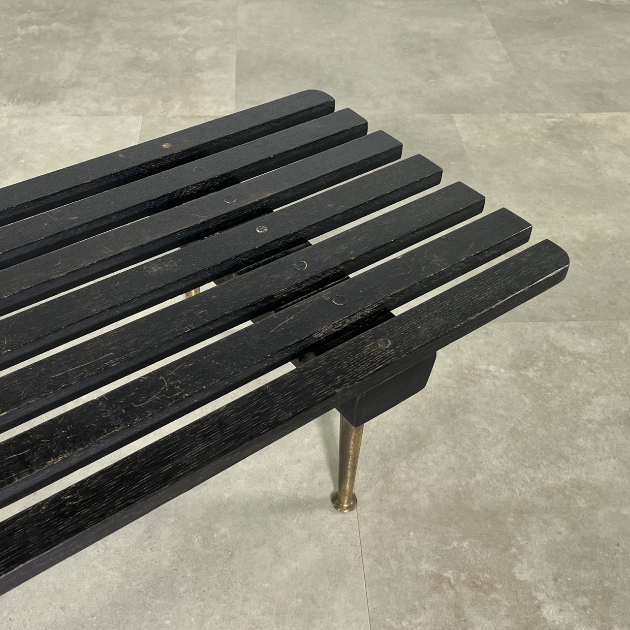 Mid-mod Slat Bench 