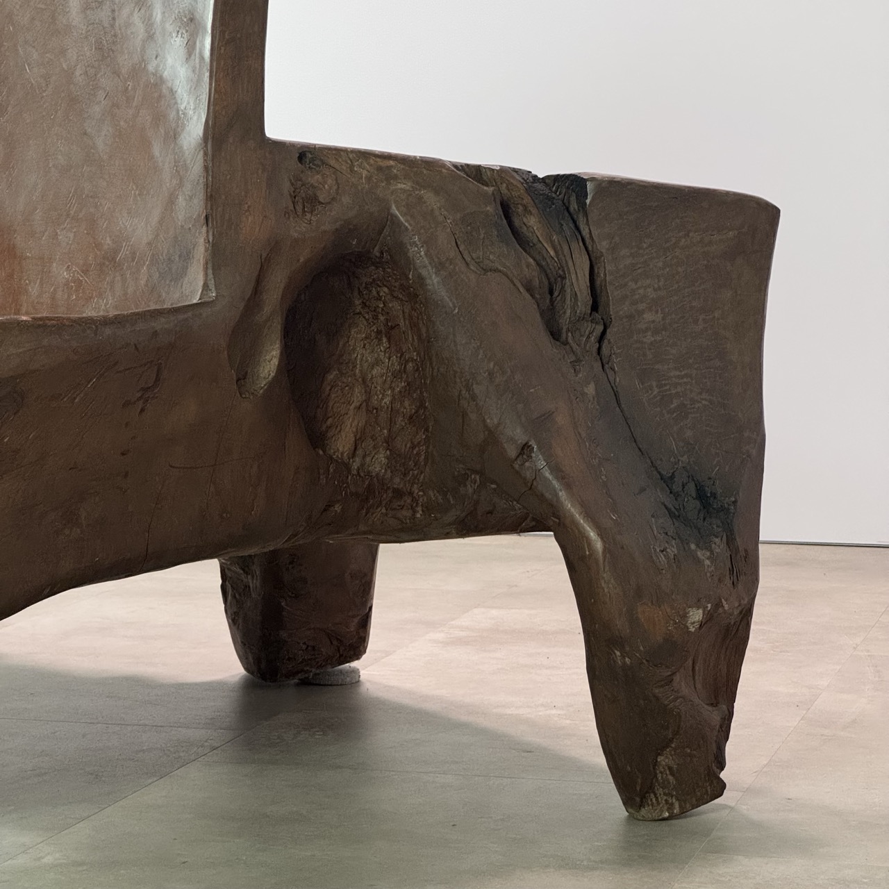 Vintage Sculptural Bench 