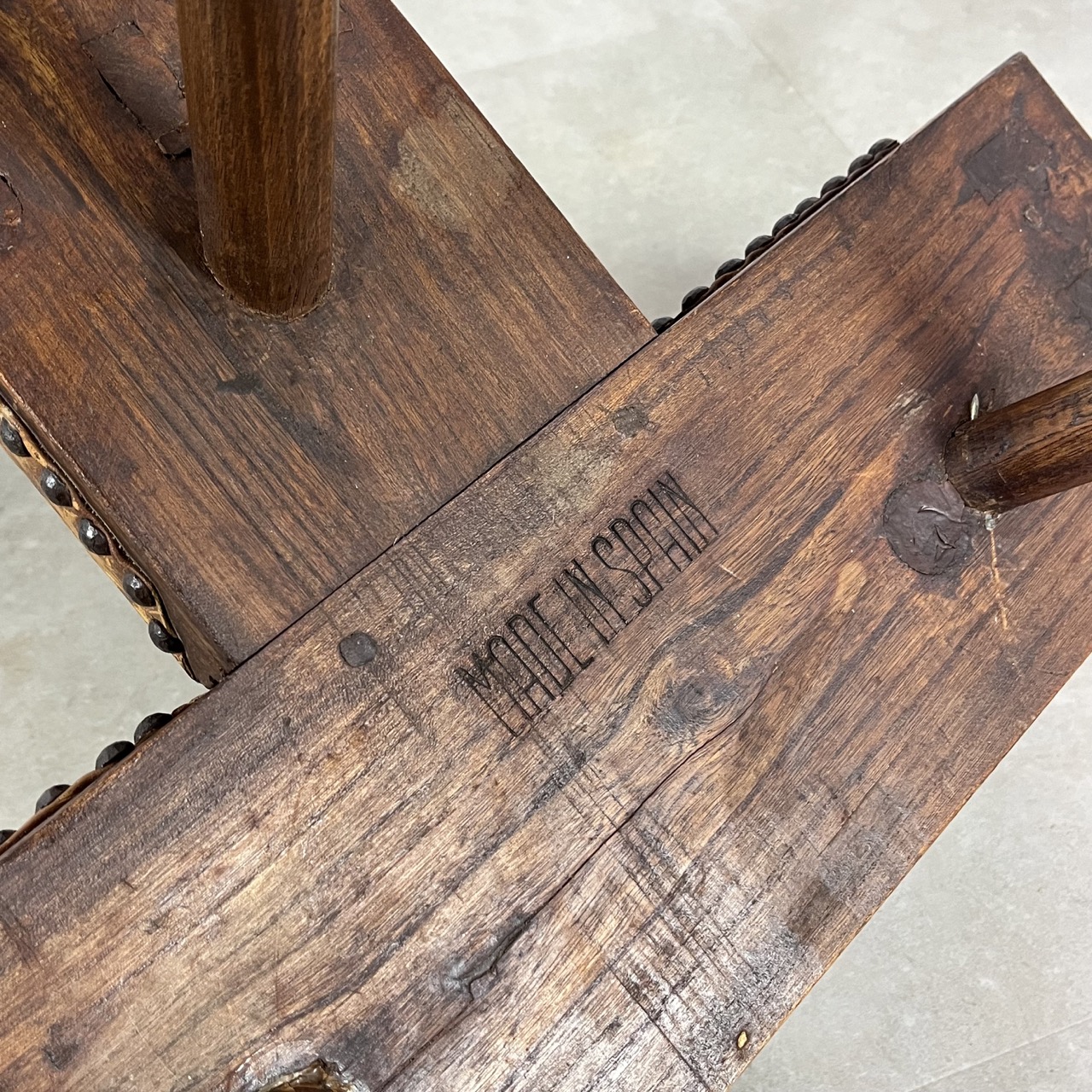 Antique Spanish Tripod Chair