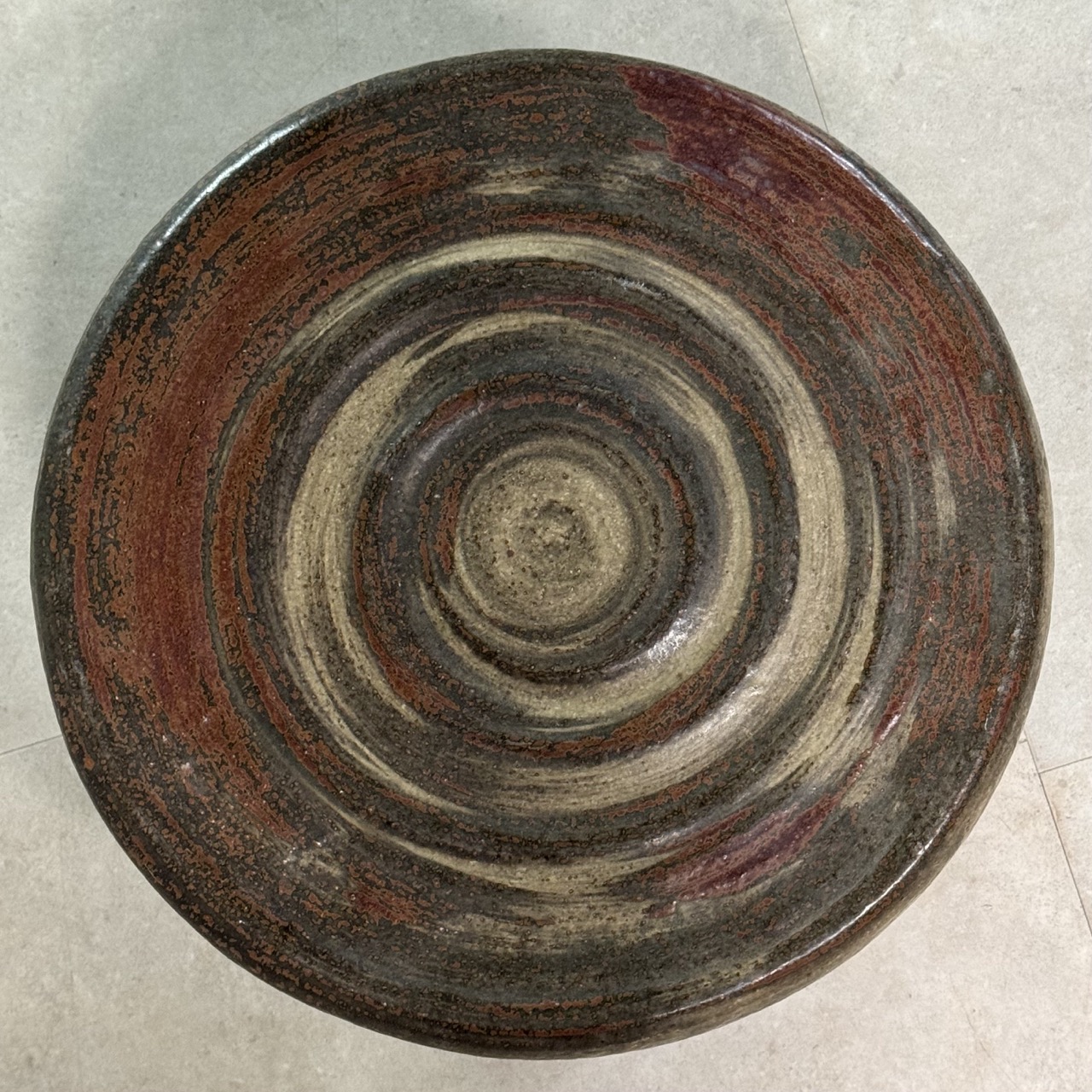 Vintage Side Table Ceramic