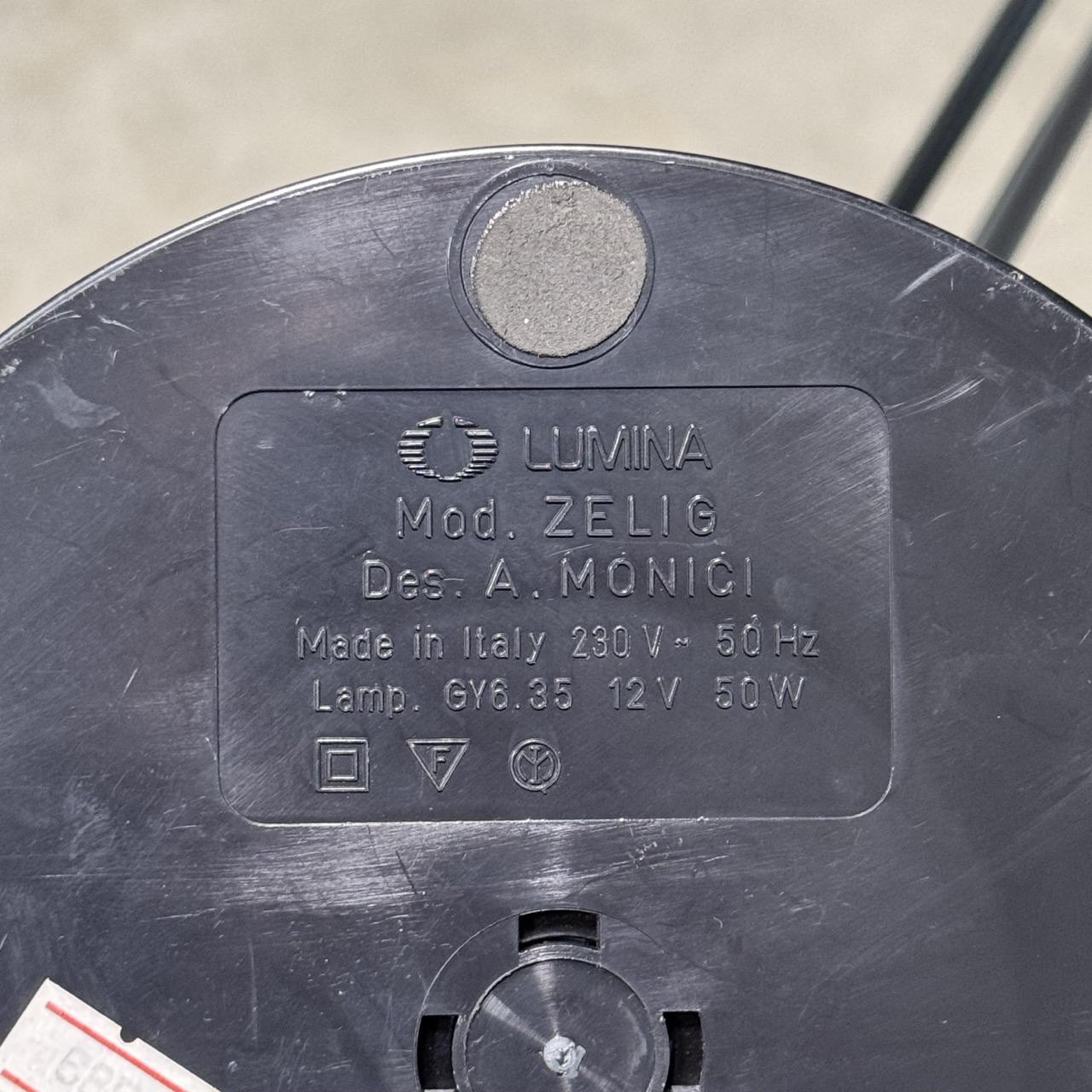 Vintage Table Lamp "Zelig Terra"