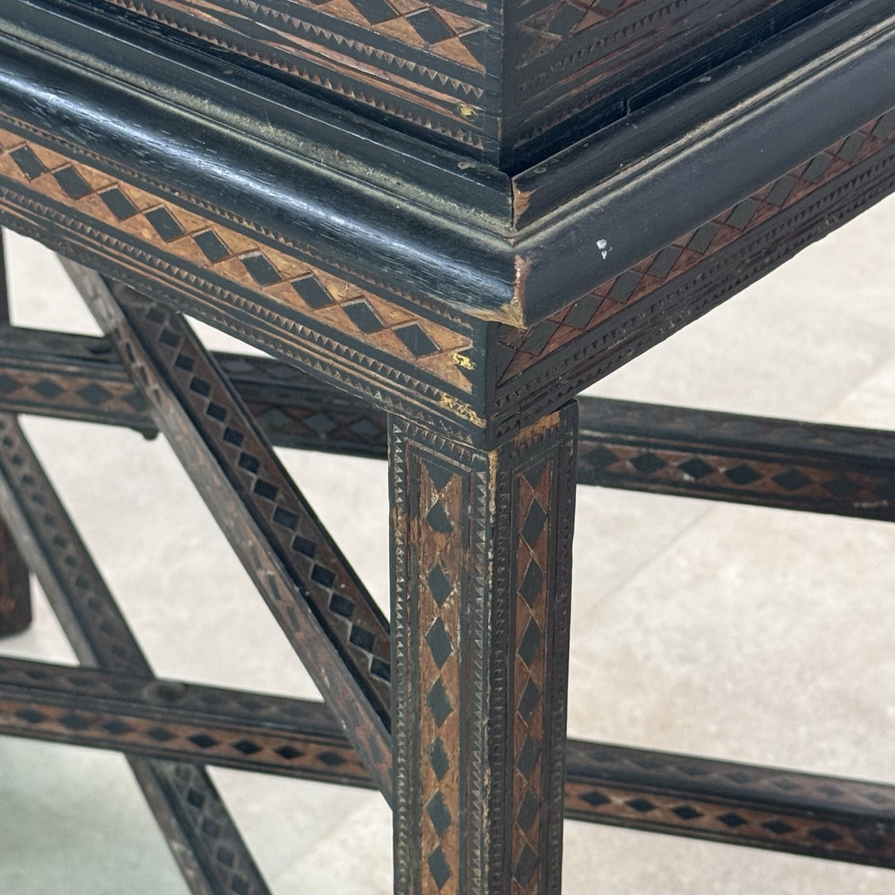 Vintage Side Table Travel 