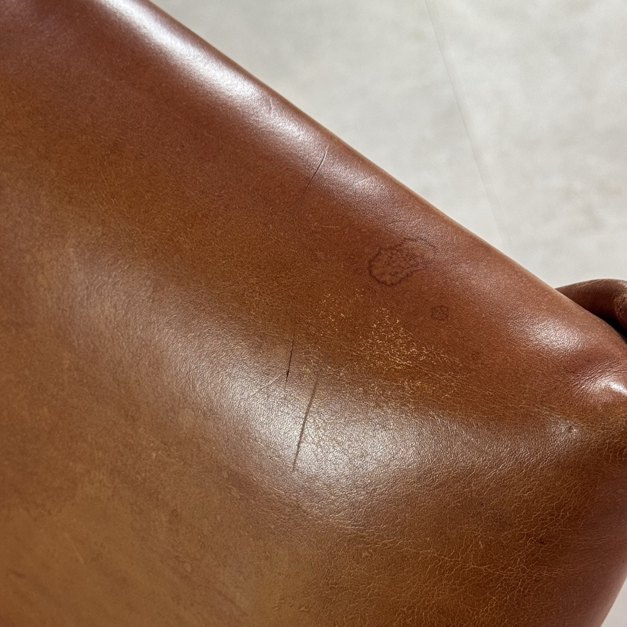 Vintage Arm Chairs Wrapped Leather