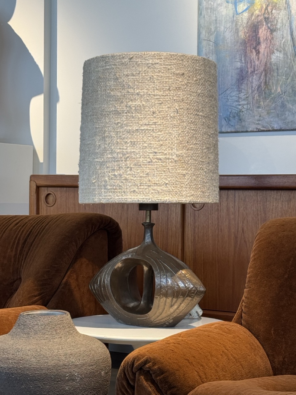 Vintage Table Lamp Biomorphic