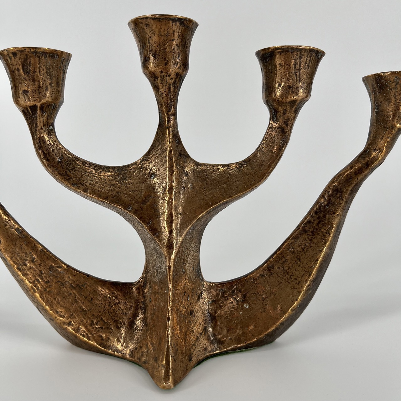 Bronze Candle Holder