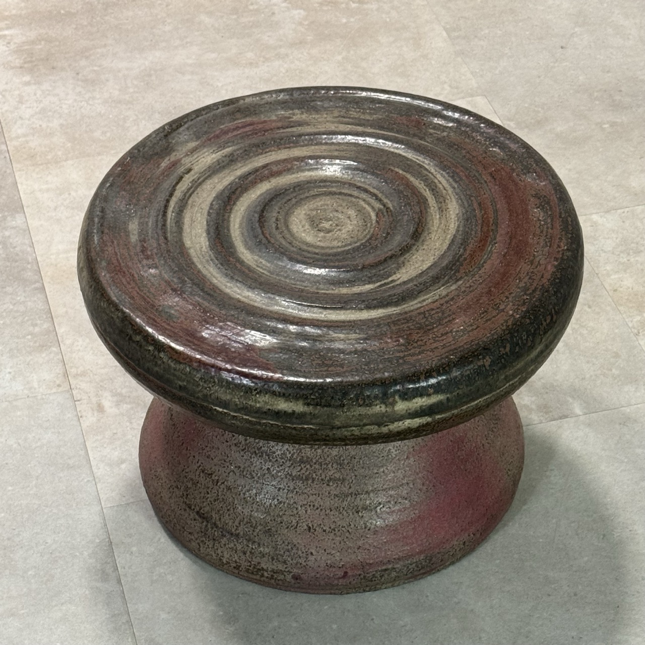 Vintage Side Table Ceramic