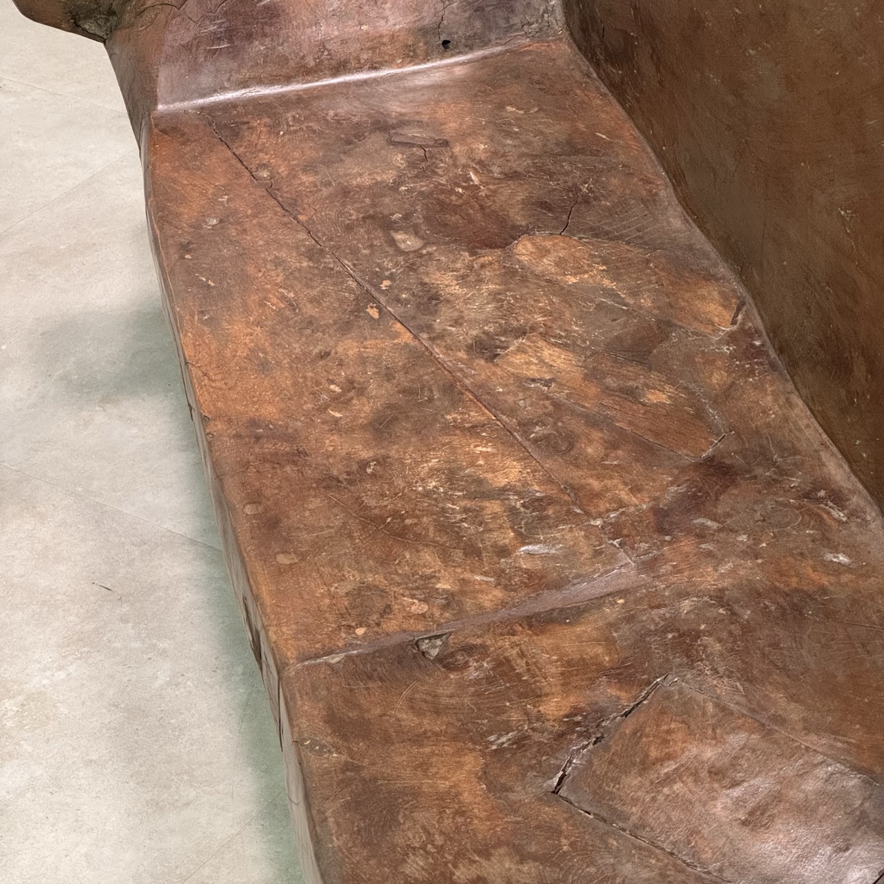 Vintage Sculptural Bench 
