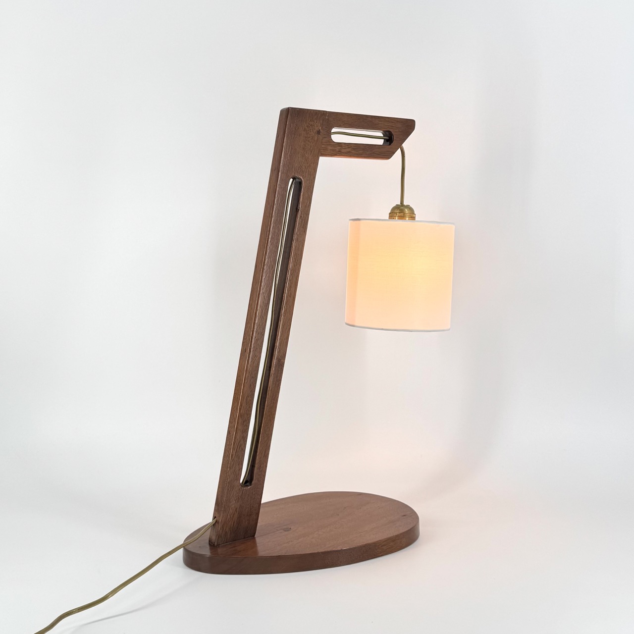 Vintage Table Lamp Teak