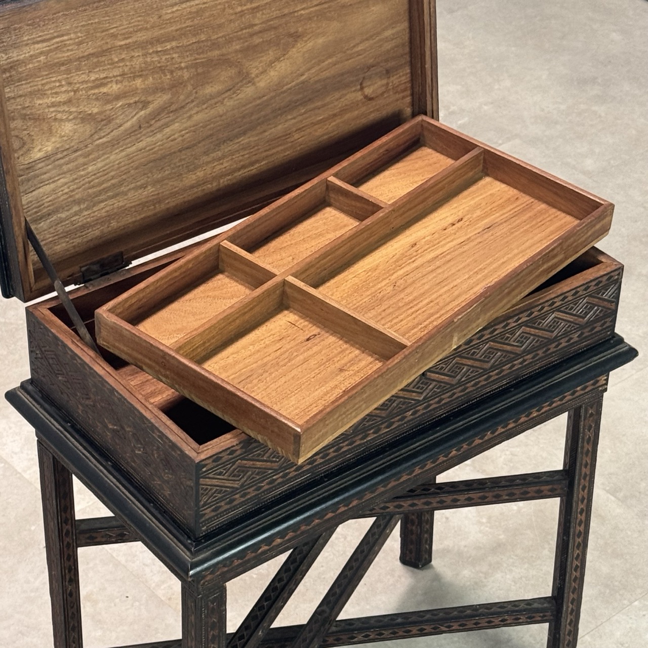 Vintage Side Table Travel 