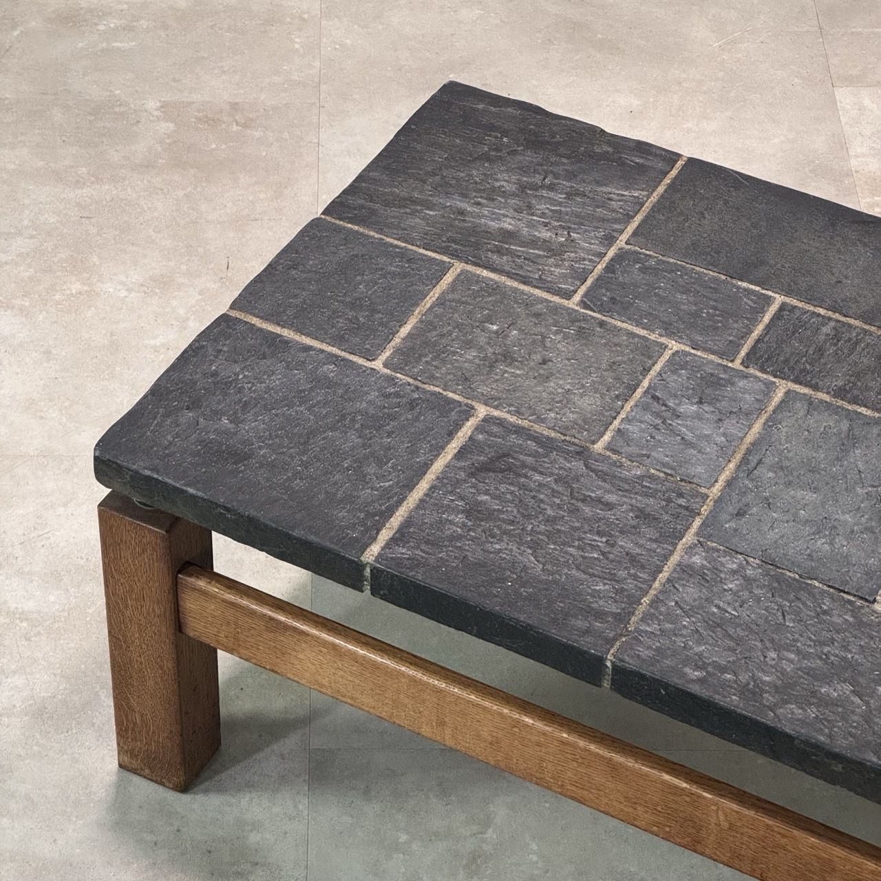 Vintage Coffee Table Slate