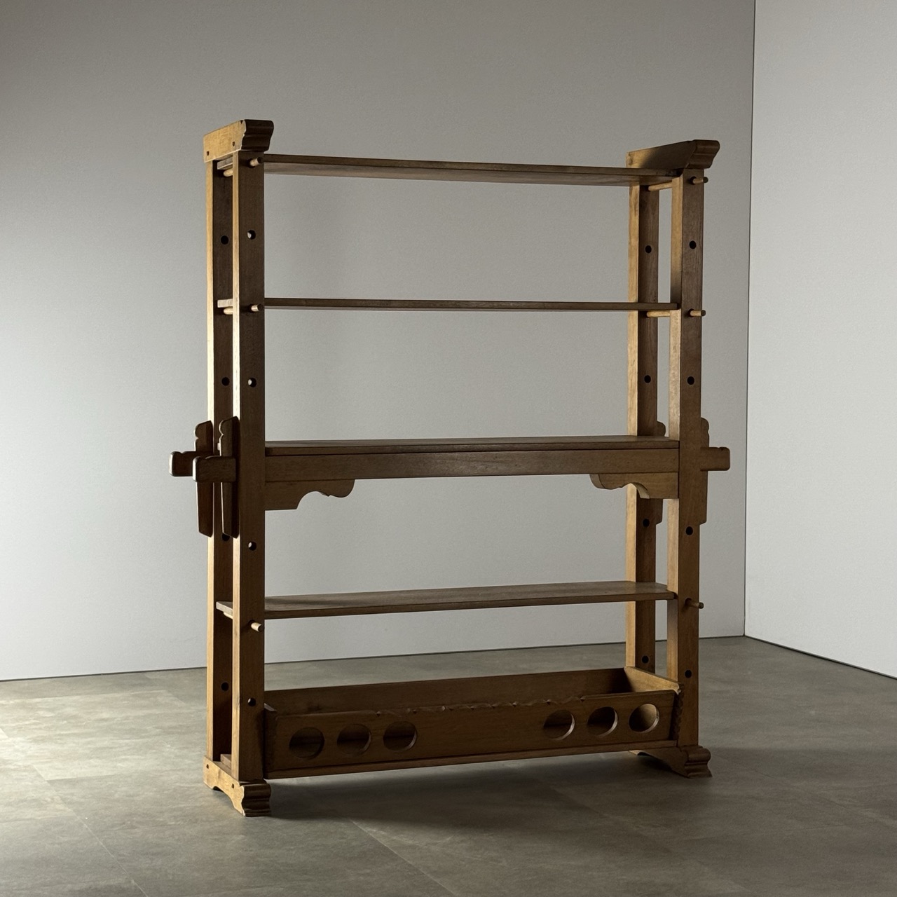 Vintage Bookcase Brutalist 