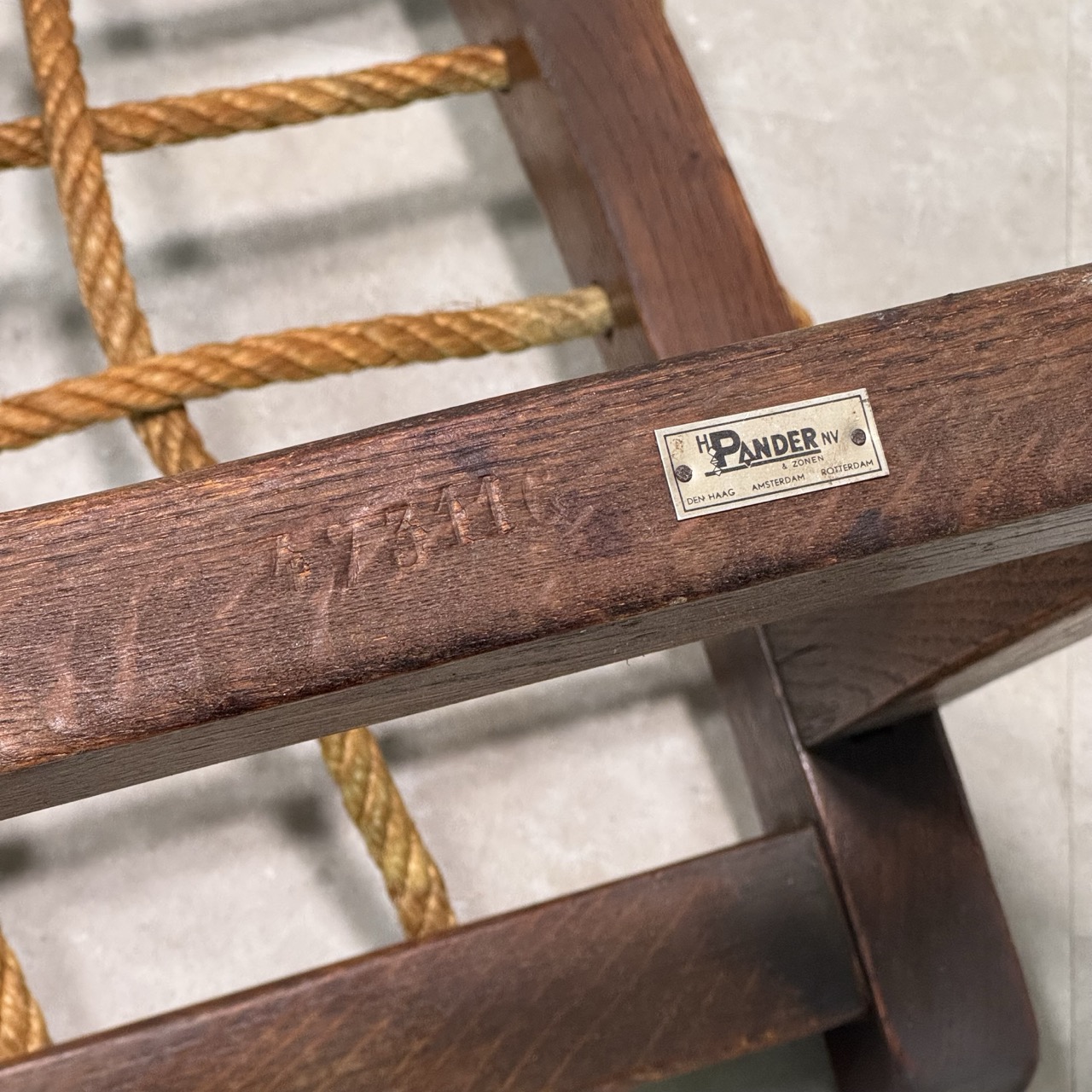 Vintage Stool "Pander & Zonen"