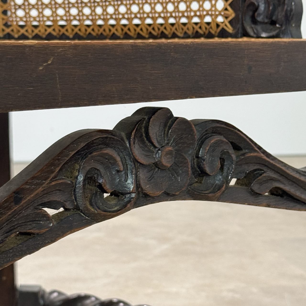 Antique Armchair Barley Twist