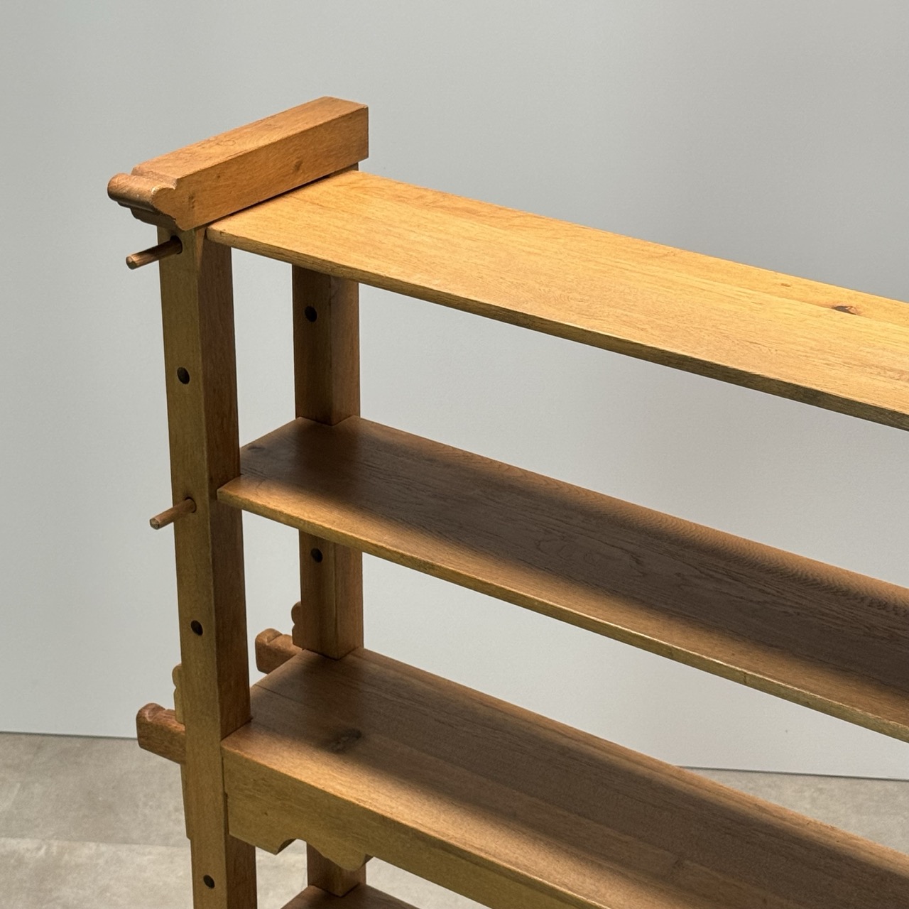 Vintage Bookcase Brutalist 